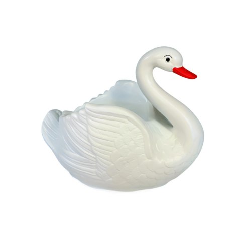 Łabędź z donicą Łabędź z donicą