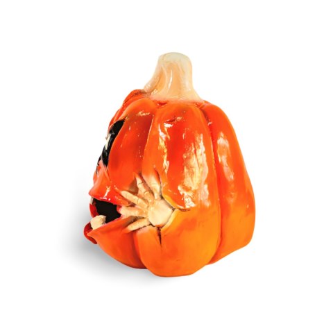 Dynia z rękami szkieleta , lampion Dynia z rękami szkieleta , lampion